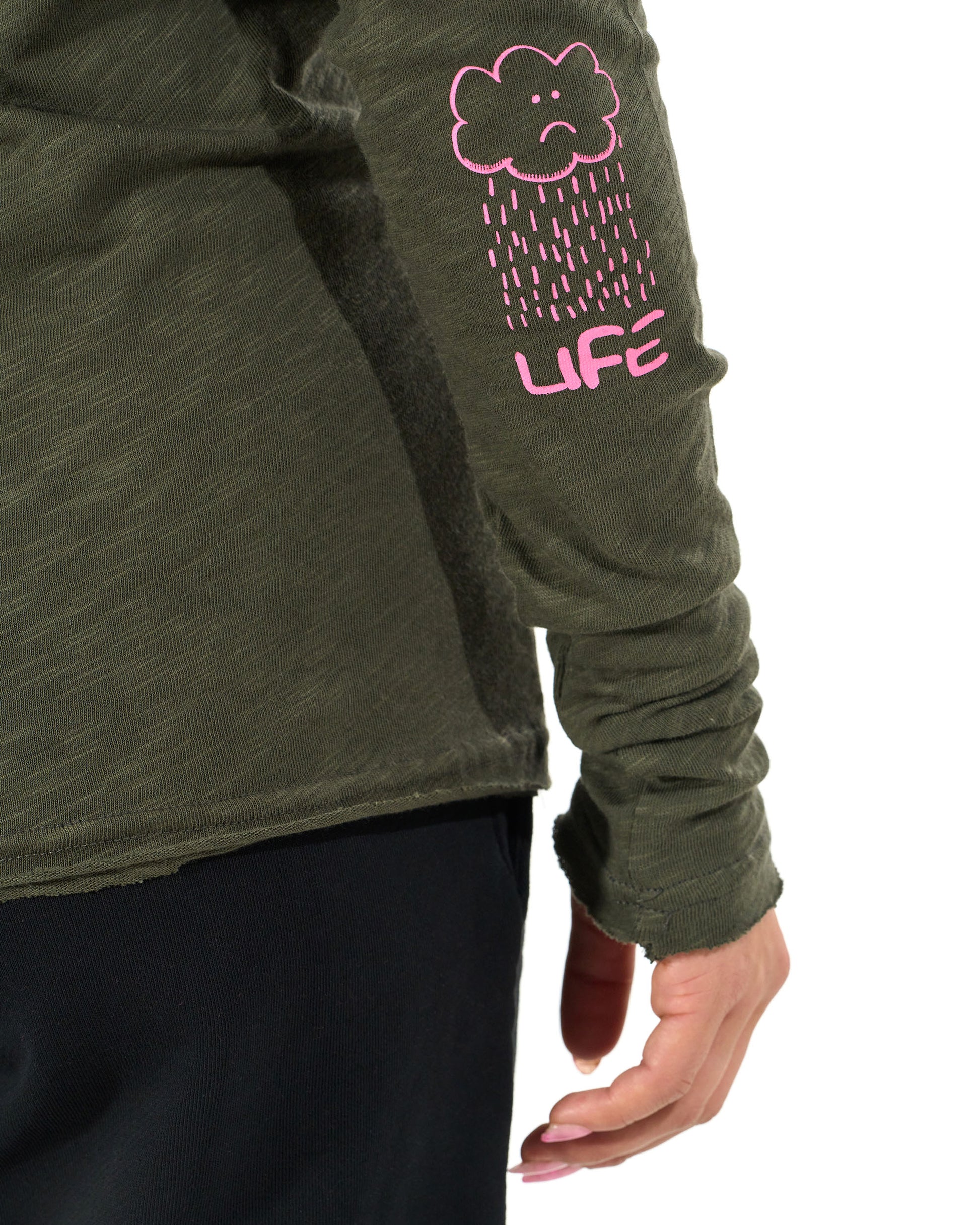 JENOVETA LS Women's T-Shirt KHAKI