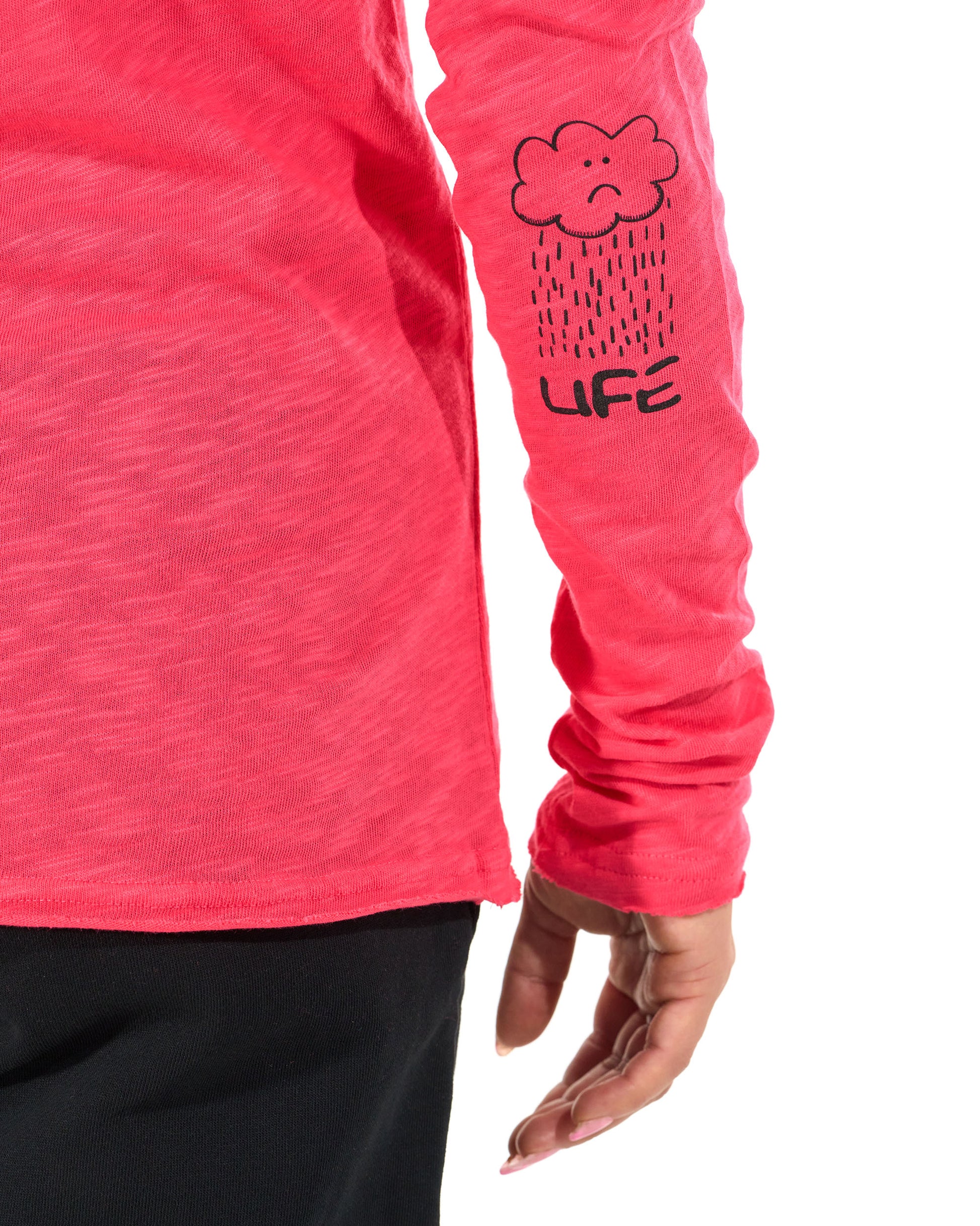 JENOVETA LS Women's T-Shirt STRAWBERRY