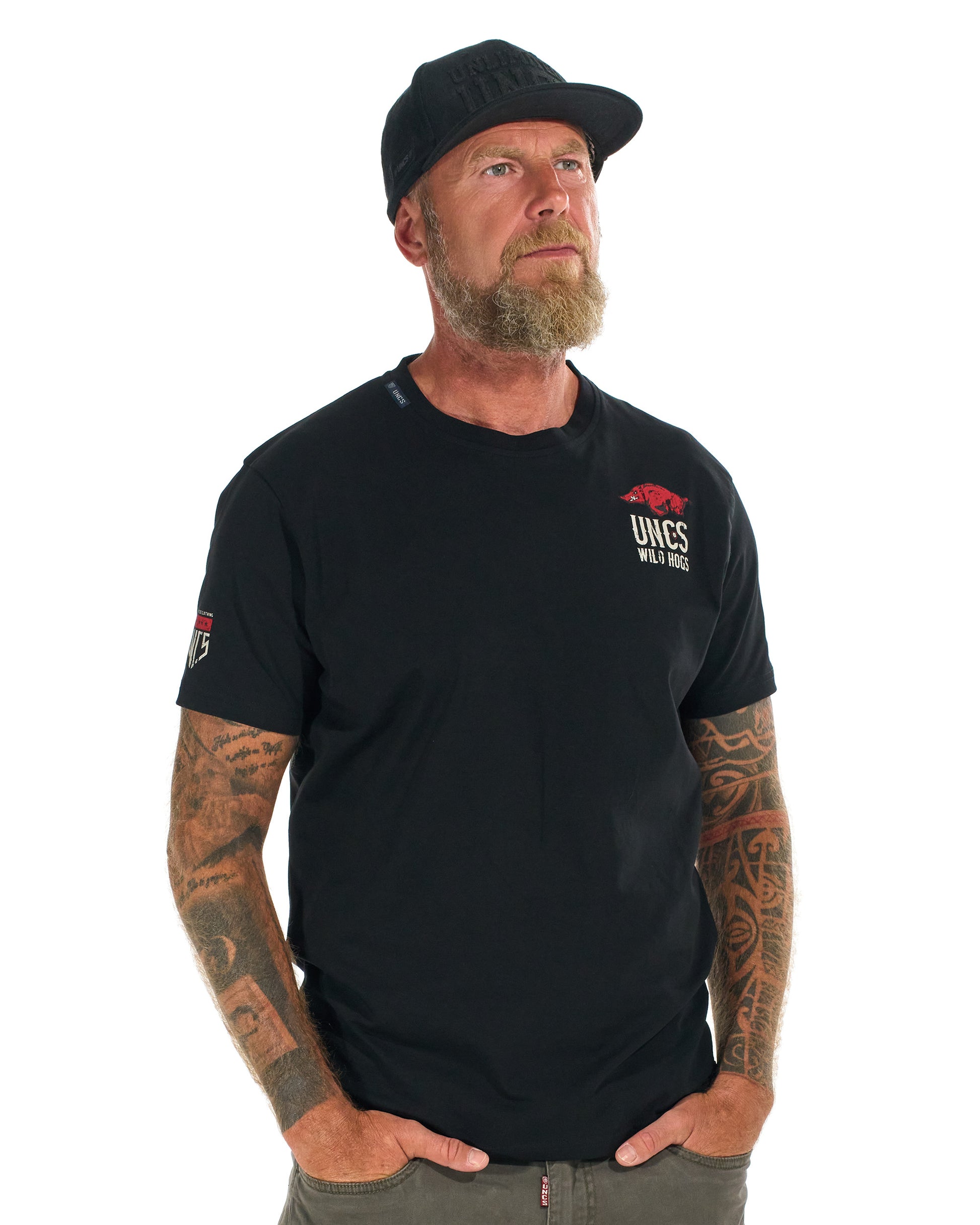 WILD HOGS Men's T-Shirt BLACK