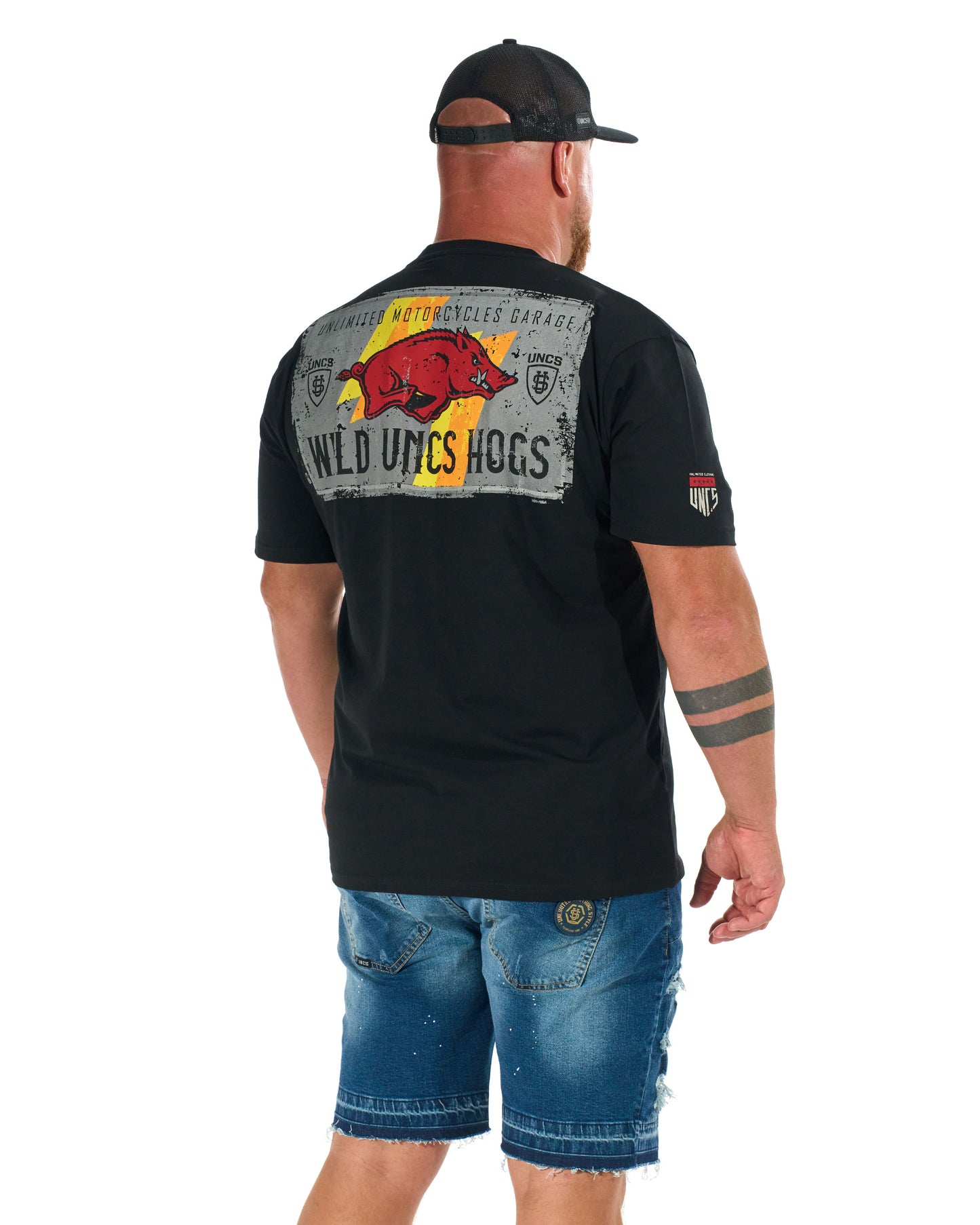 WILD HOGS Men's T-Shirt BLACK