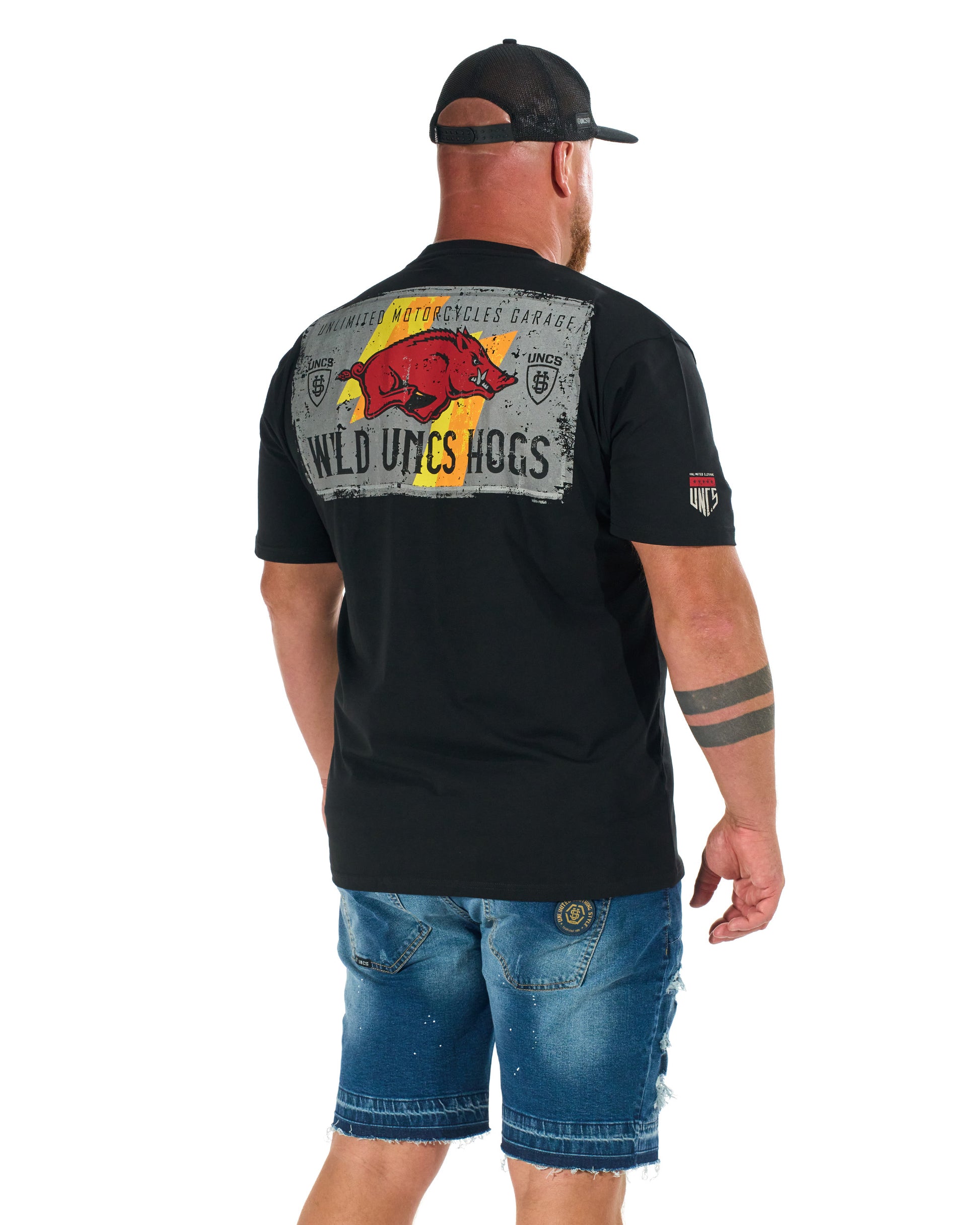 WILD HOGS Men's T-Shirt BLACK