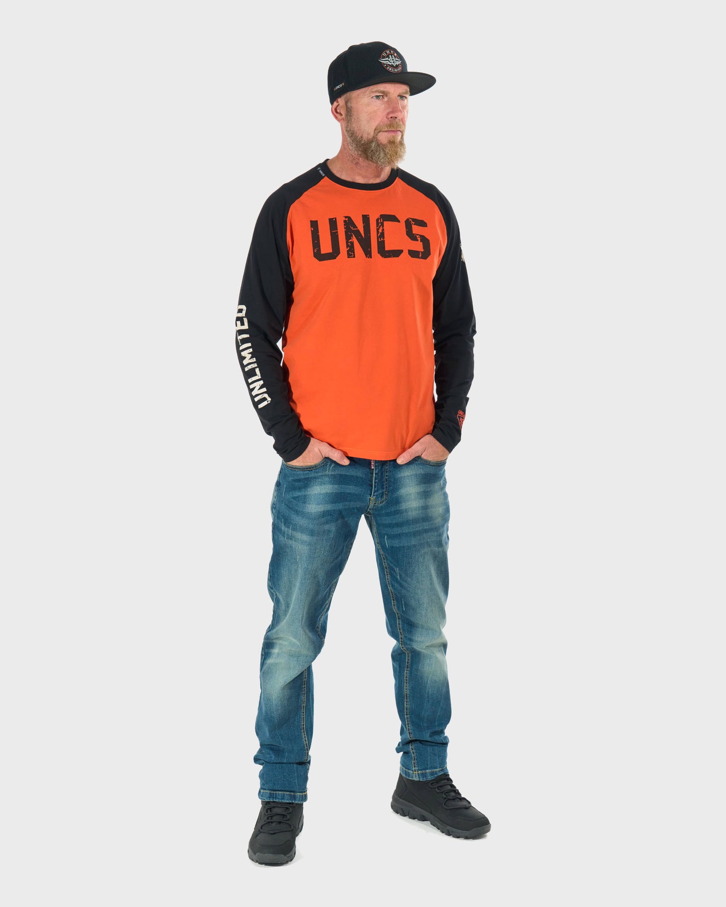 UNLIMITED II LS Men's T-Shirt ORANGE