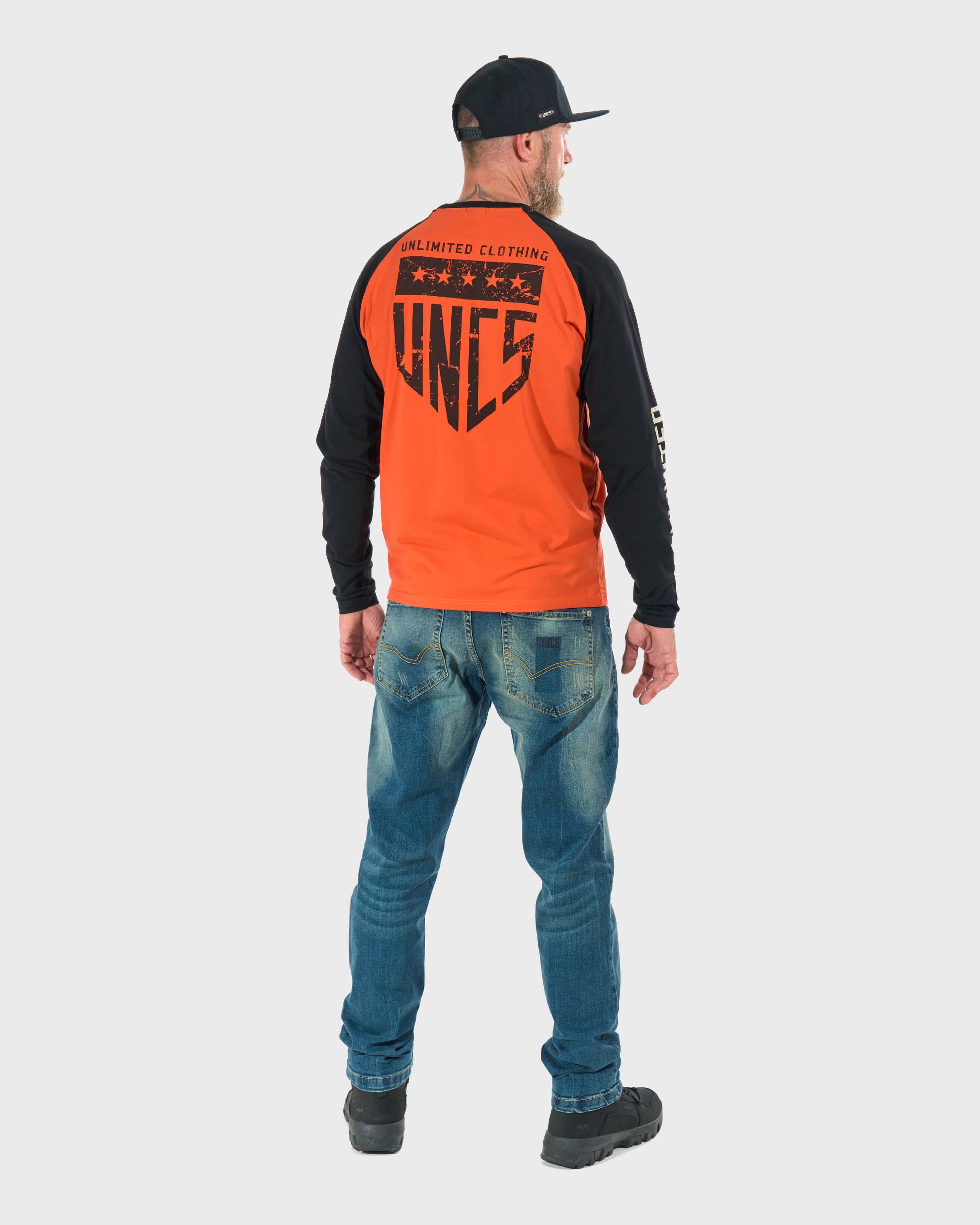 UNLIMITED II LS Men's T-Shirt ORANGE