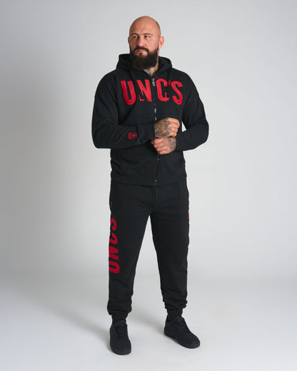 DEREK Men's Sweatpants BLACK/RED