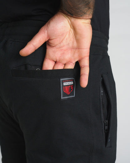 DEREK Men's Sweatpants BLACK/RED