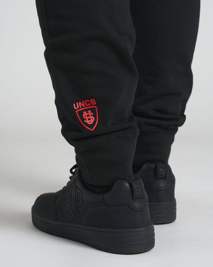 DEREK Men's Sweatpants BLACK/RED