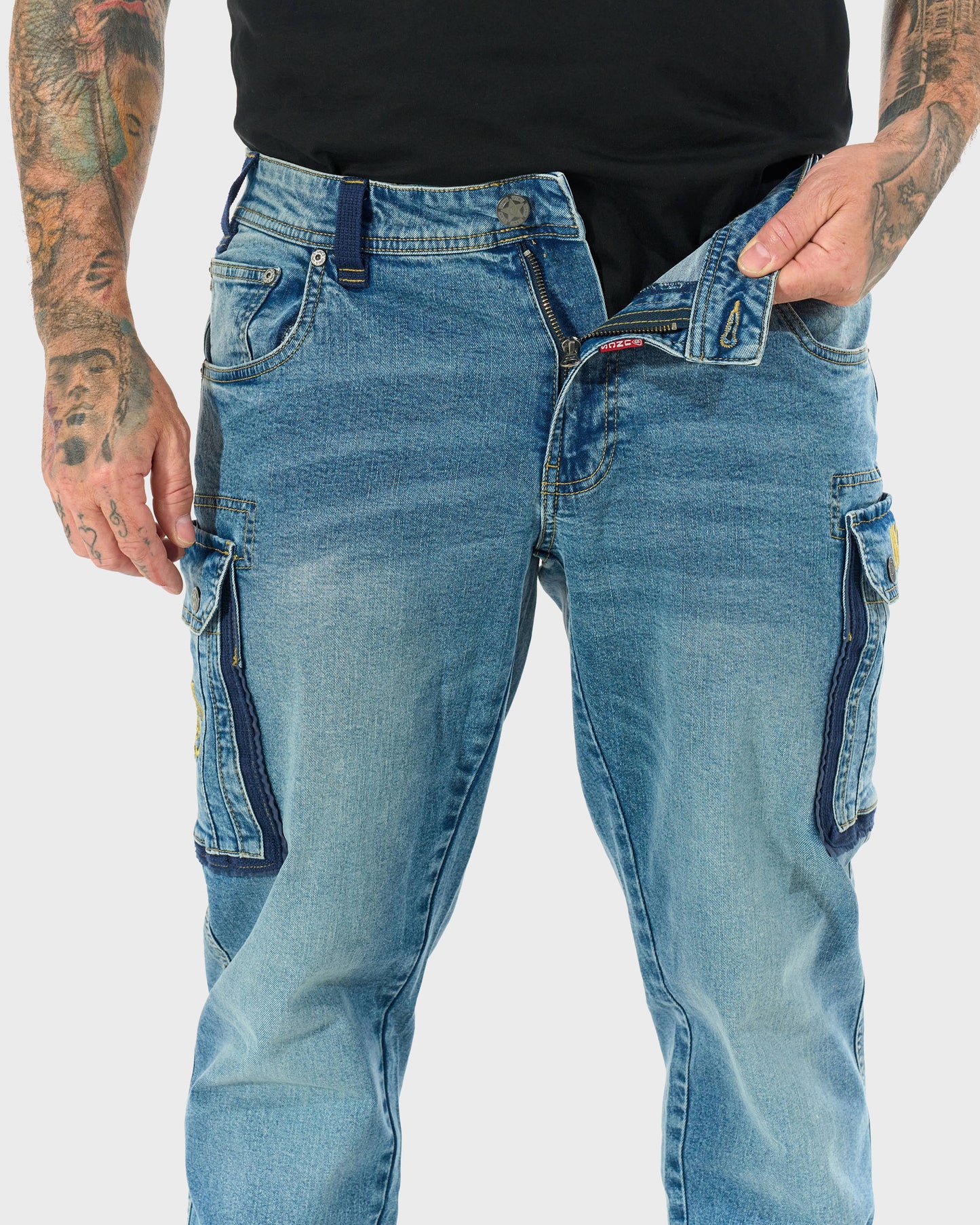 SCOTT II Men's Trousers LIGHT BLUE