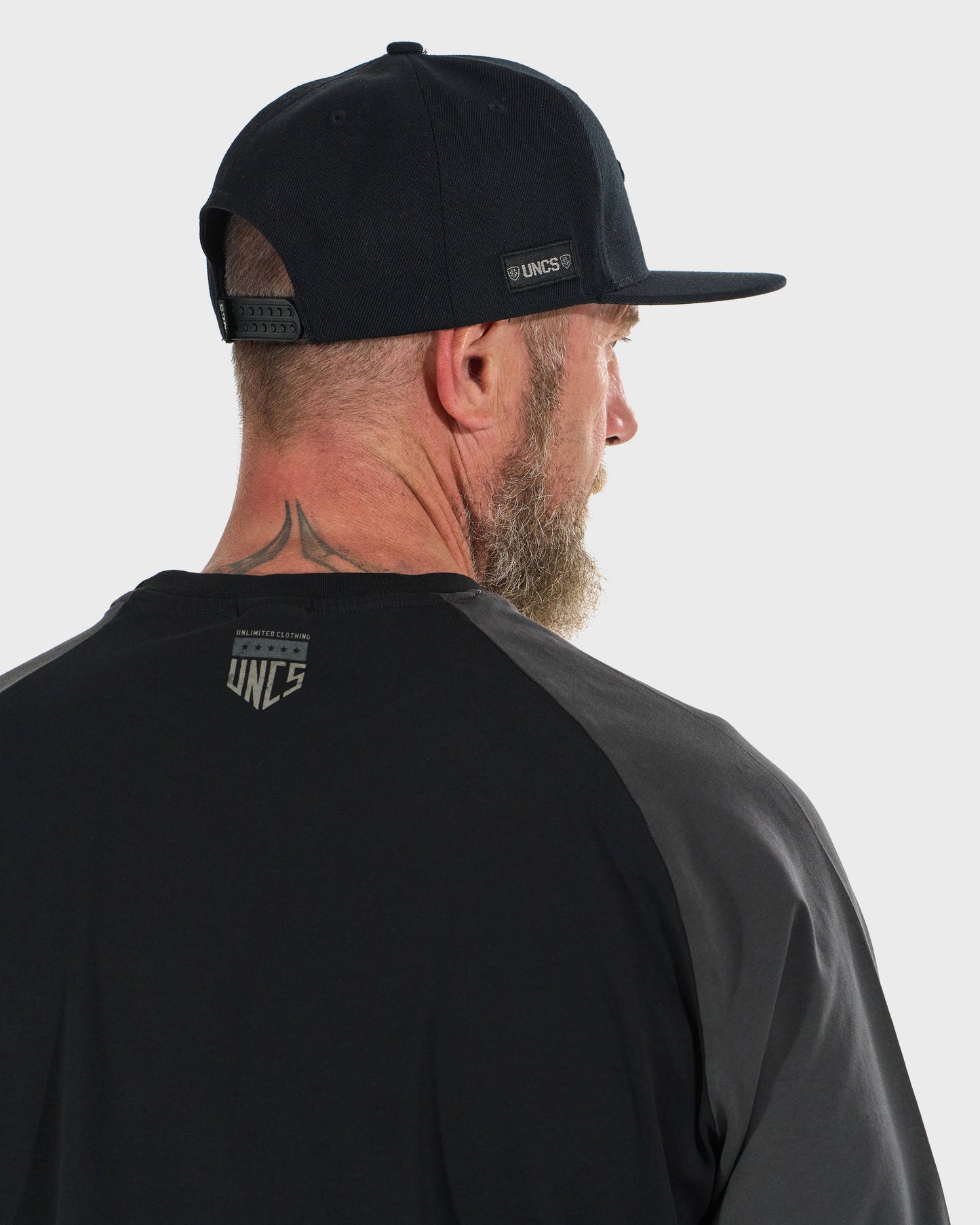 CONNOR II LS Men's T-Shirt BLACK/GREY