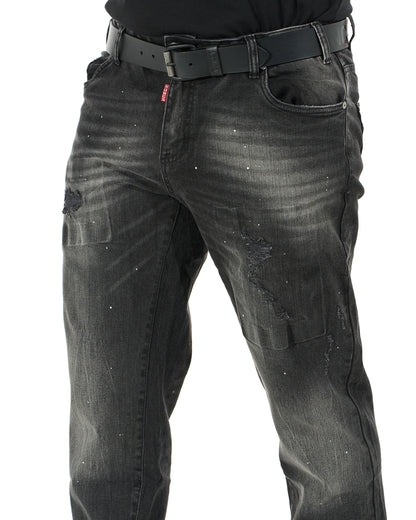 GRANT II Men's Jeans BLACK
