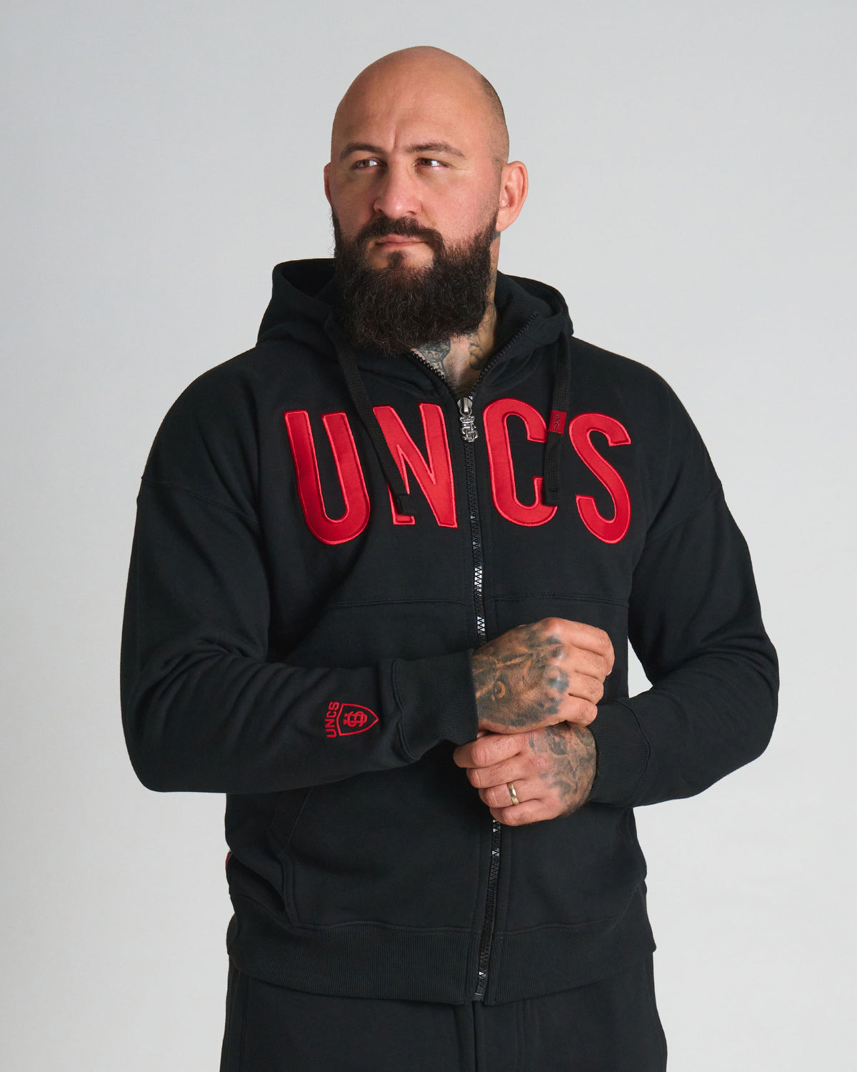 DEREK Men's Sweatshirt BLACK/RED