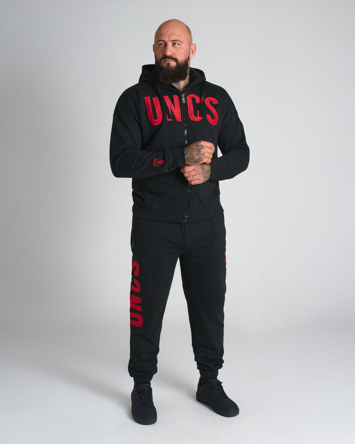 DEREK Men's Sweatshirt BLACK/RED