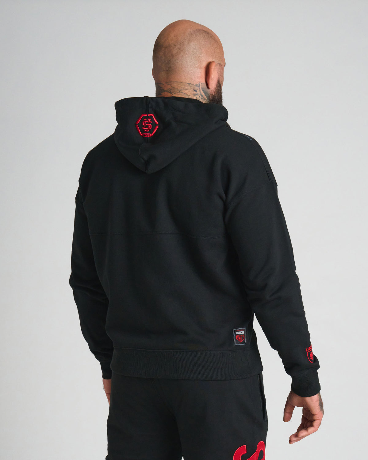 DEREK Men's Sweatshirt BLACK/RED