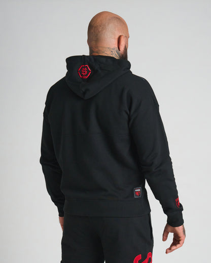 DEREK Men's Sweatshirt BLACK/RED