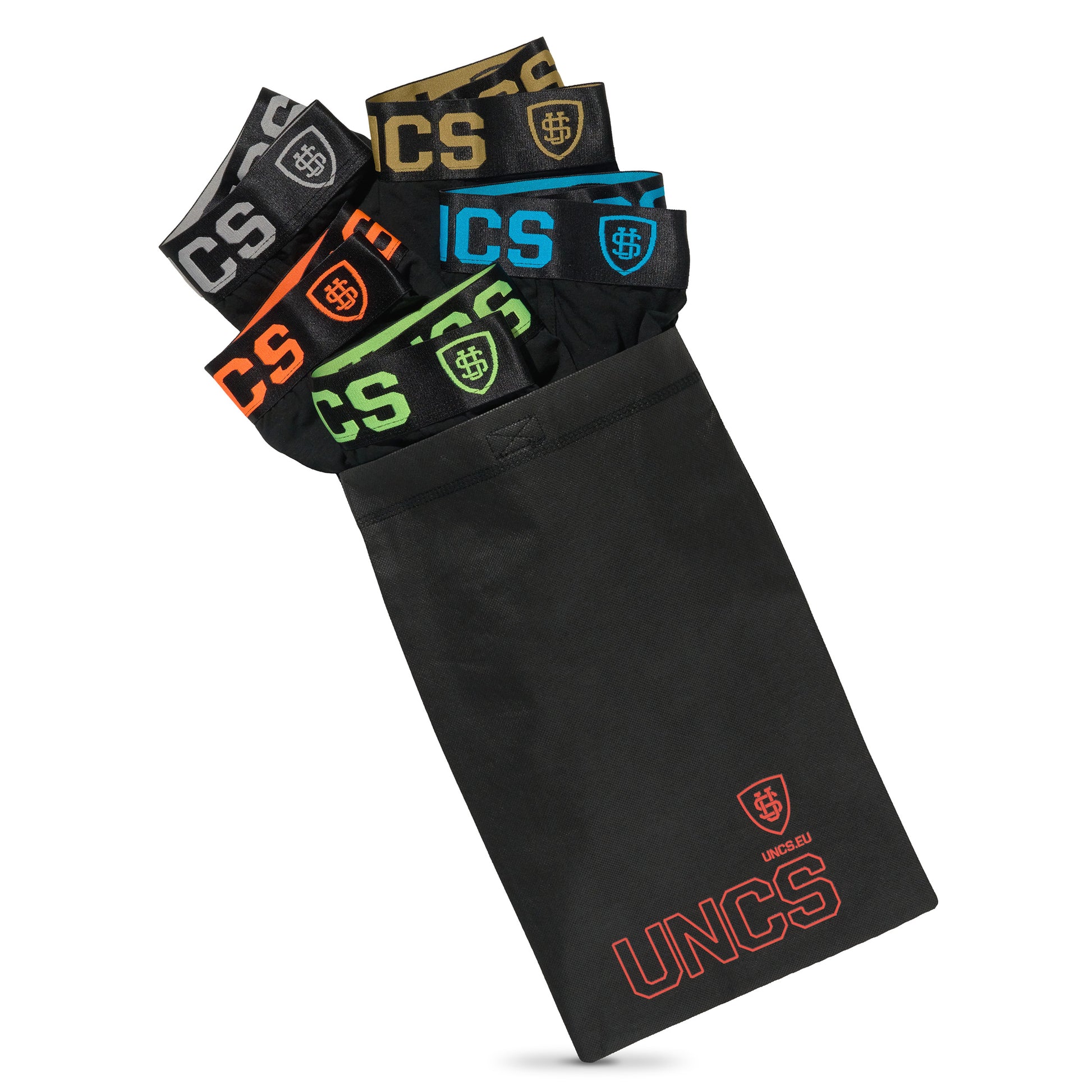 HEXAGON Underwear 5 pcs (MEDIUM) BLACK