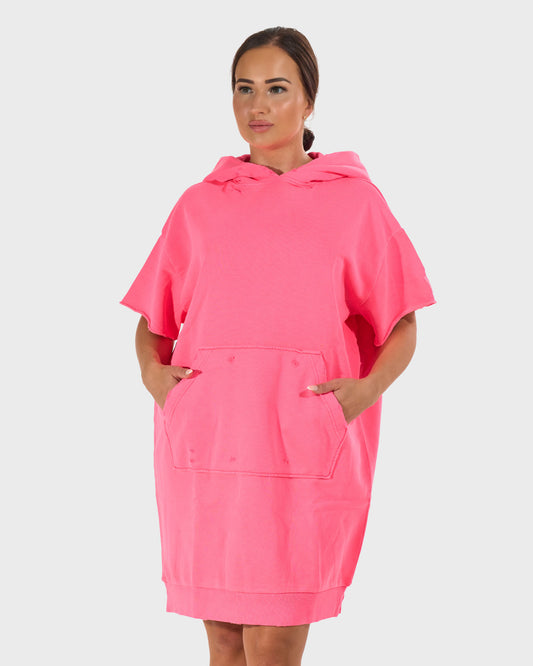 BRIGGITE (OVERSIZE) Women's Dress PINK
