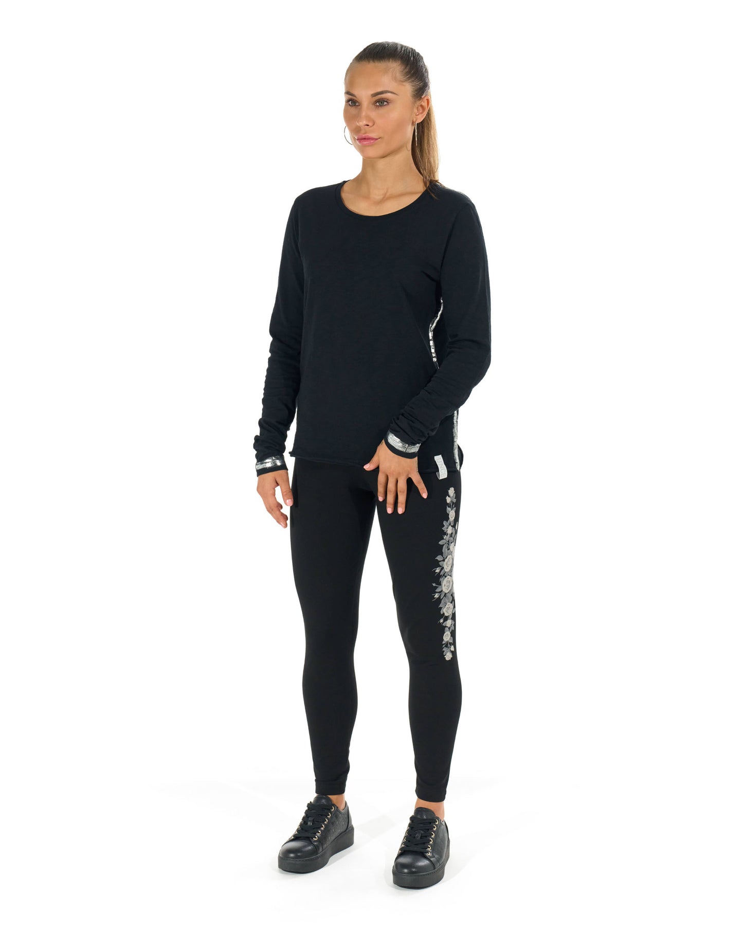 SILVER SHOCK Women's T-Shirt BLACK