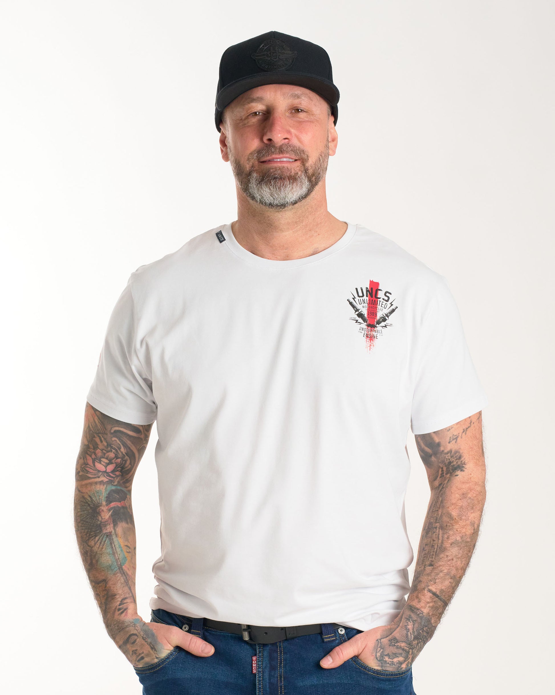 ENGINE Men's T-Shirt WHITE