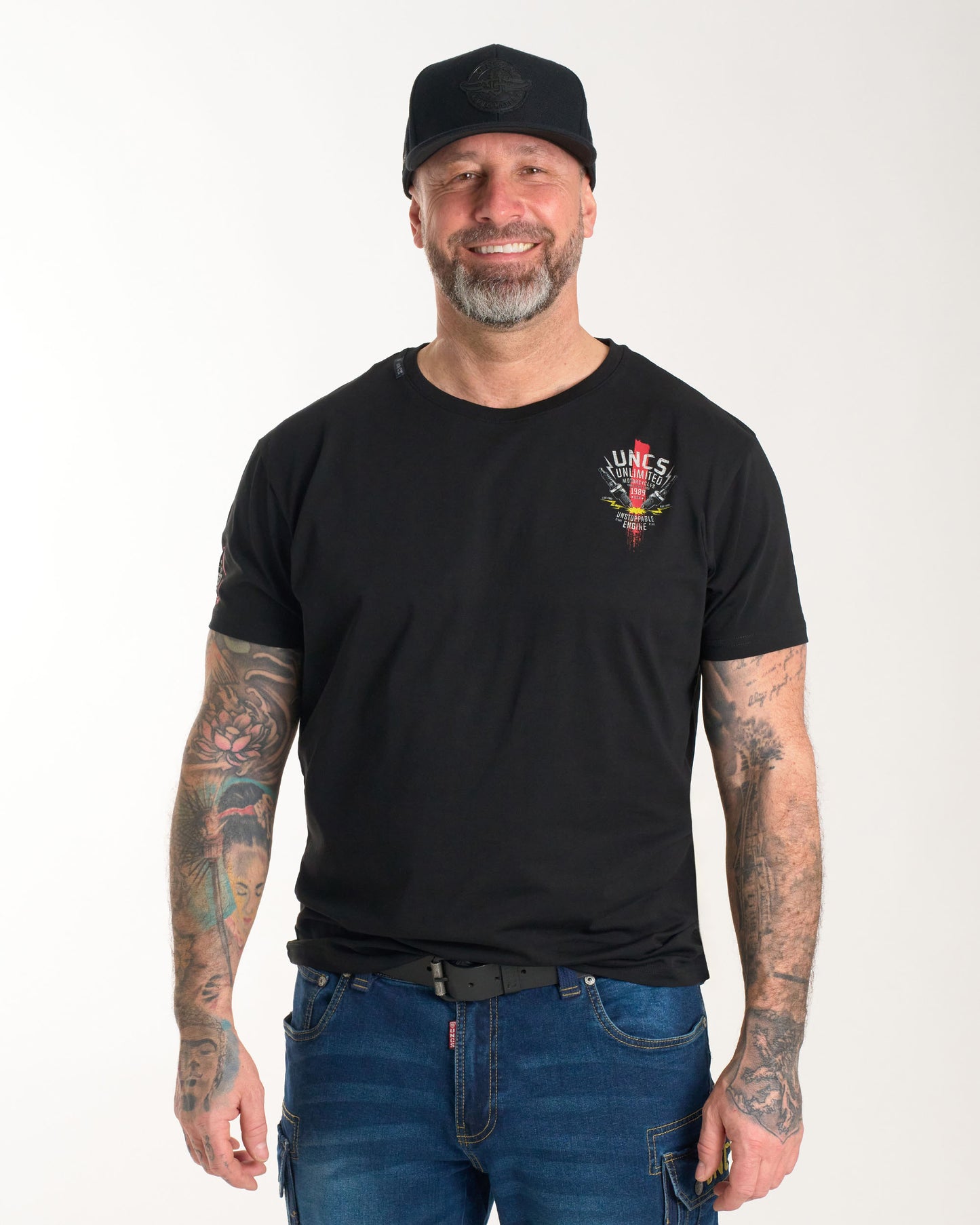 ENGINE Men's T-Shirt BLACK