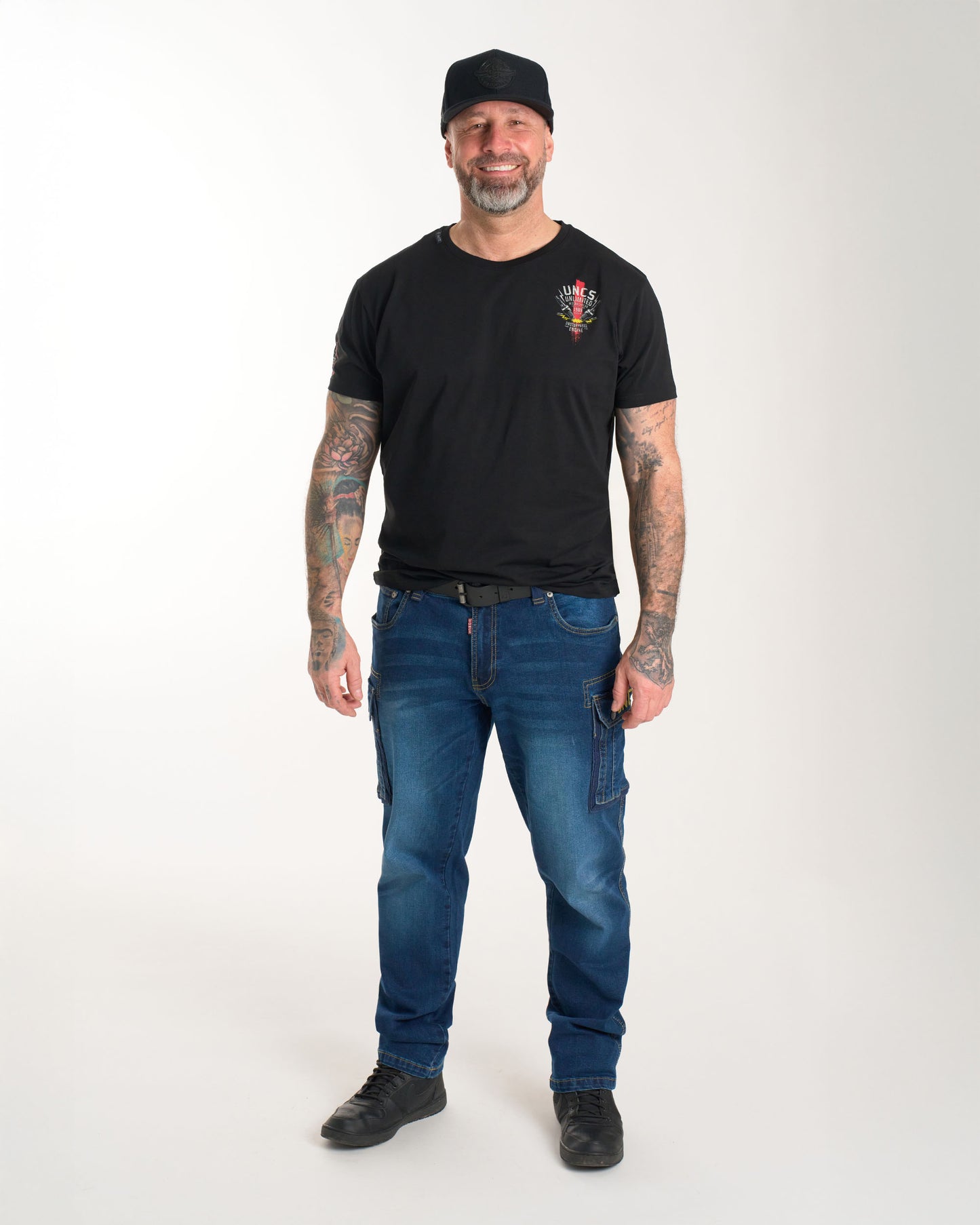 ENGINE Men's T-Shirt BLACK