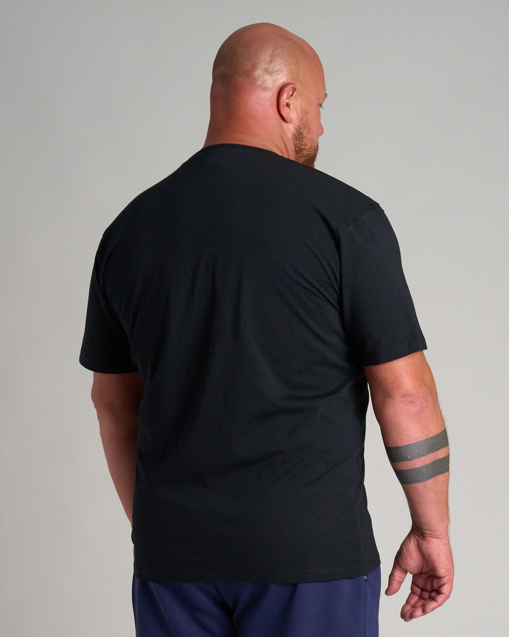 BASIC C CLEAN Men's T-Shirt BLACK