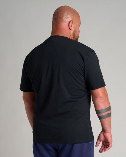 BASIC C CLEAN Men's T-Shirt BLACK