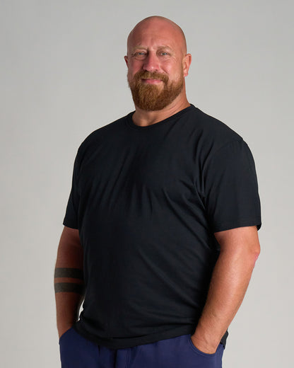 BASIC E CLEAN Men's T-Shirt BLACK