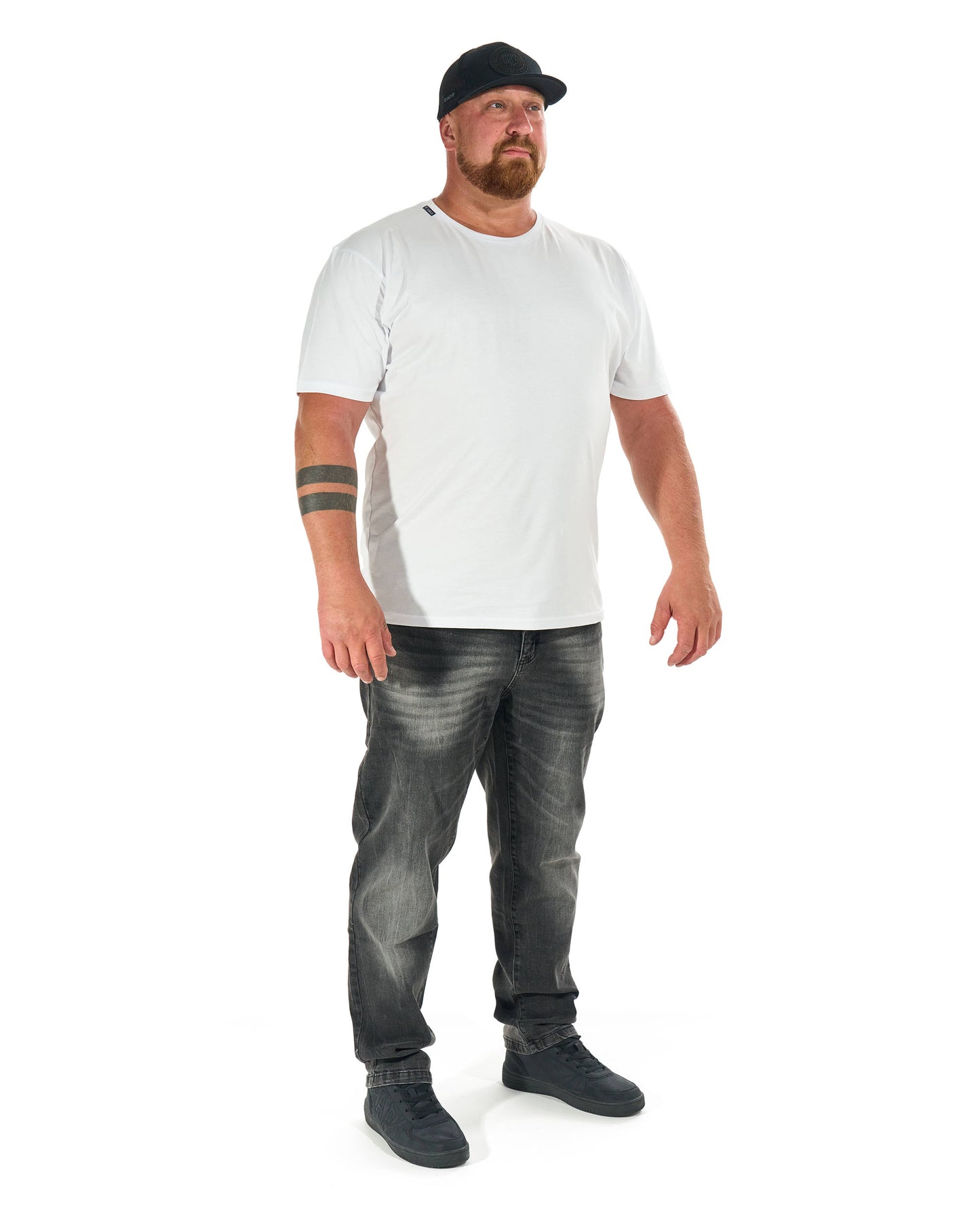 BASIC V Men's T-Shirt WHITE