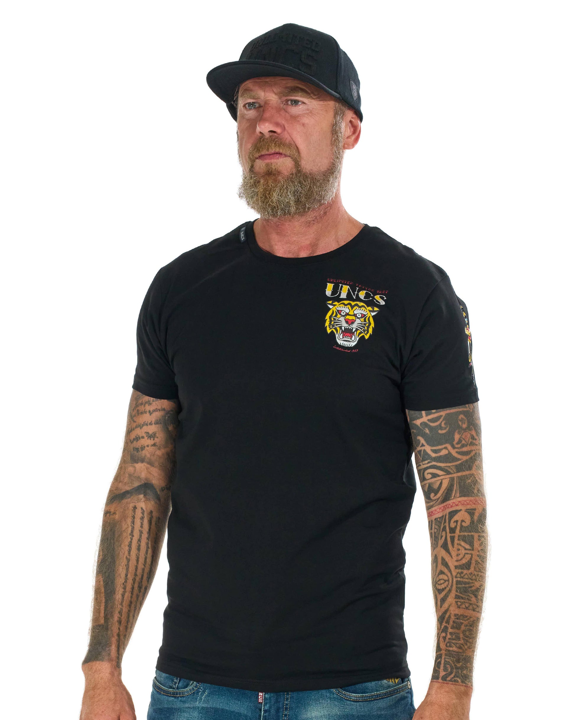 TIGER Men's T-Shirt BLACK