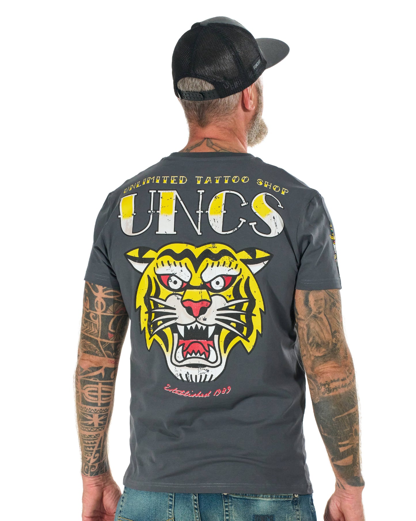 TIGER Men's T-Shirt ASPHALT