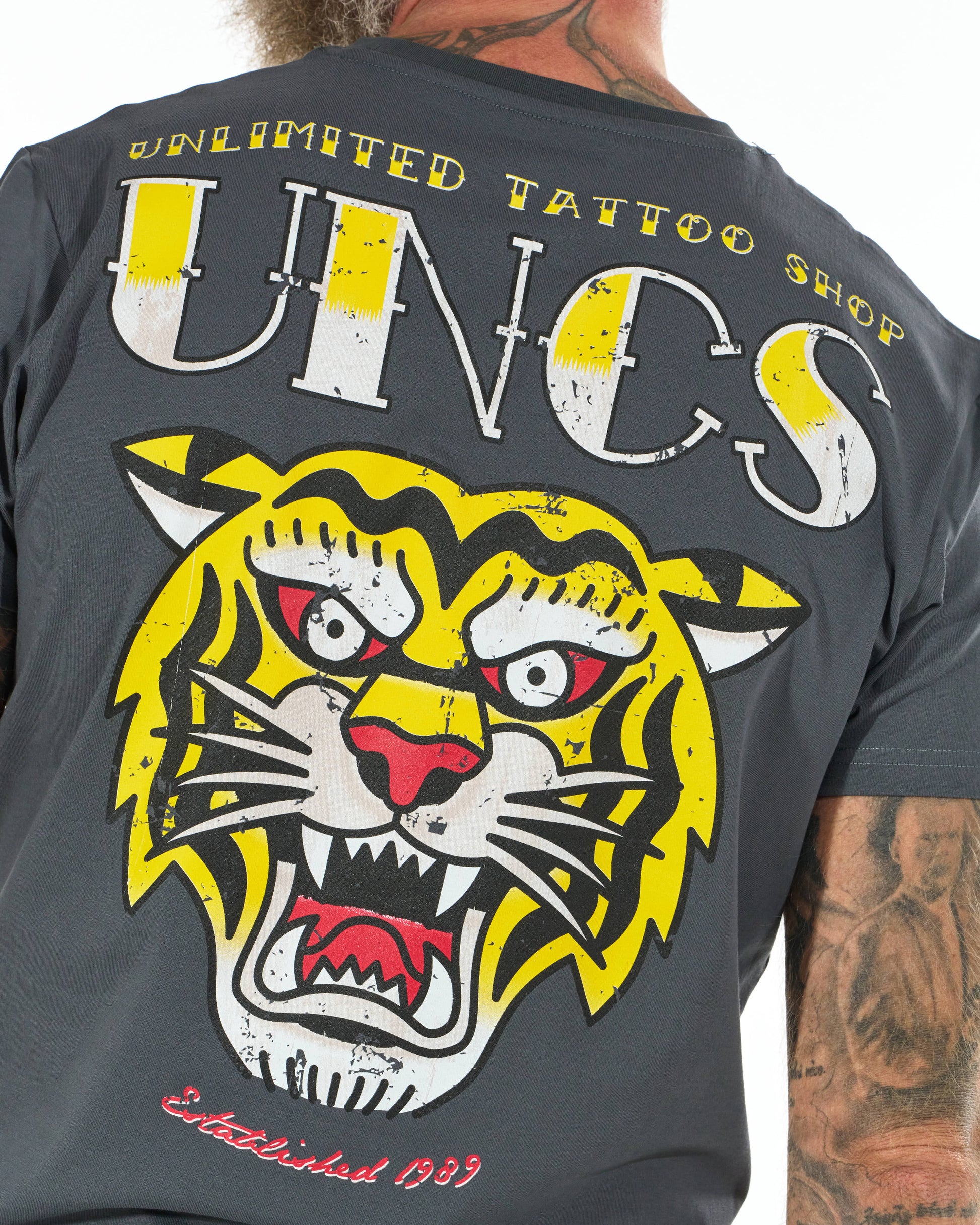 TIGER Men's T-Shirt ASPHALT