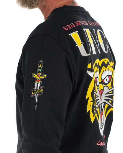 TIGER Men's Sweatshirt BLACK