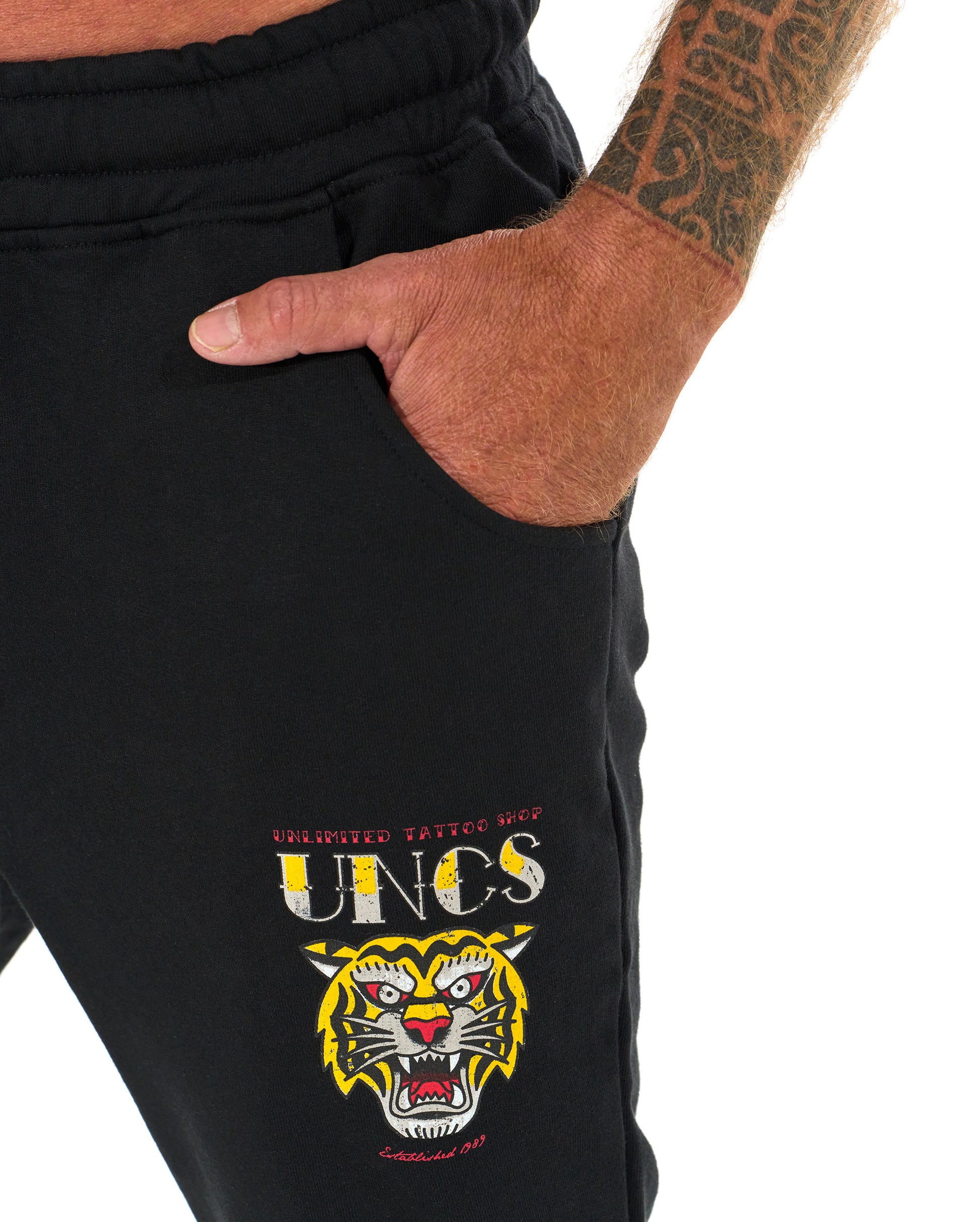 TIGER Men's Sweatpants BLACK