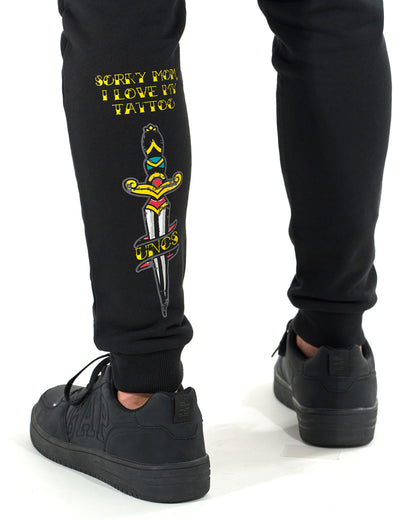 TIGER Men's Sweatpants BLACK