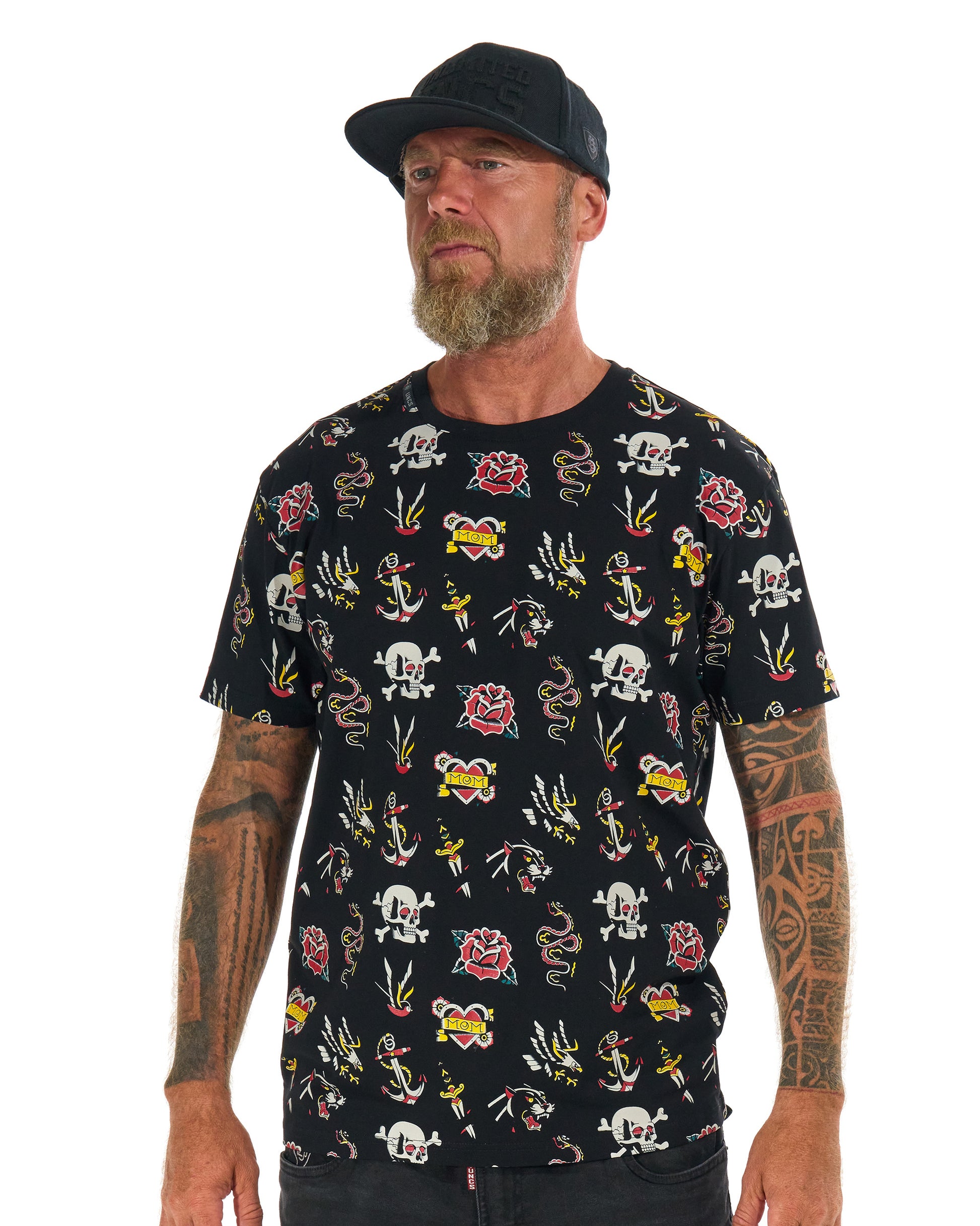 TATTOO Men's T-Shirt BLACK
