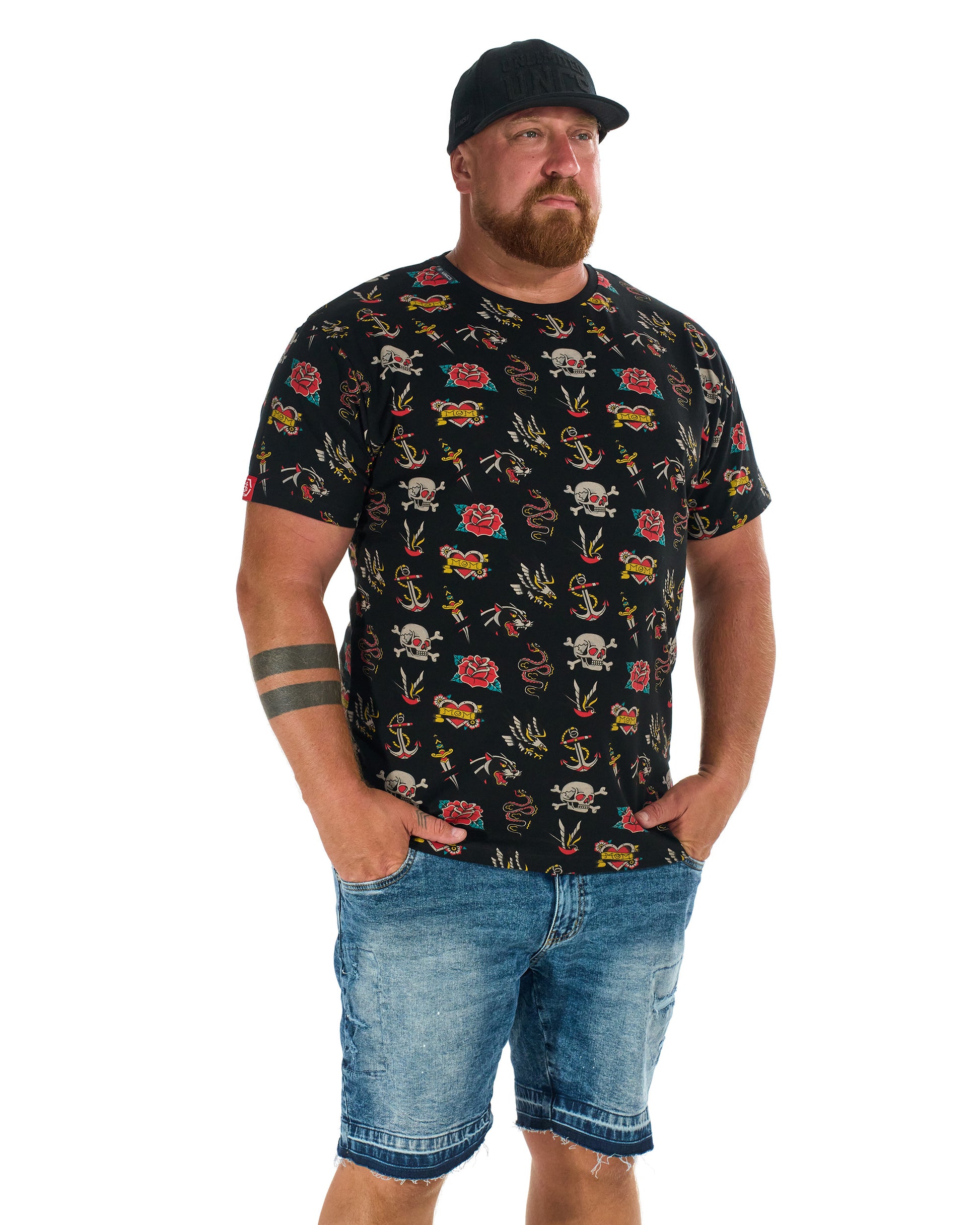 TATTOO Men's T-Shirt BLACK