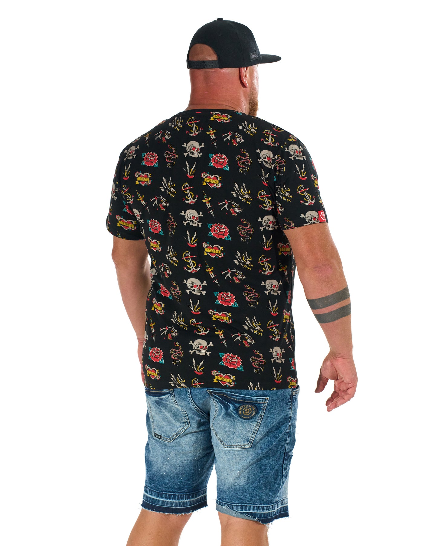 TATTOO Men's T-Shirt BLACK