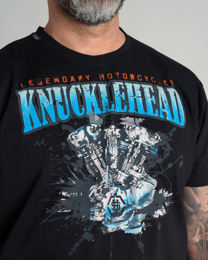 KNUCKLEHEAD II Men's T-Shirt BLACK
