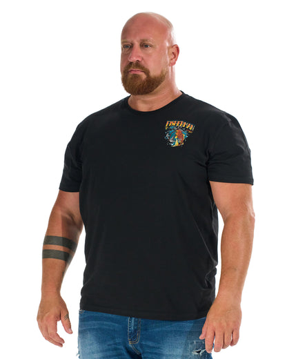 FISHERMAN IV Men's T-Shirt BLACK