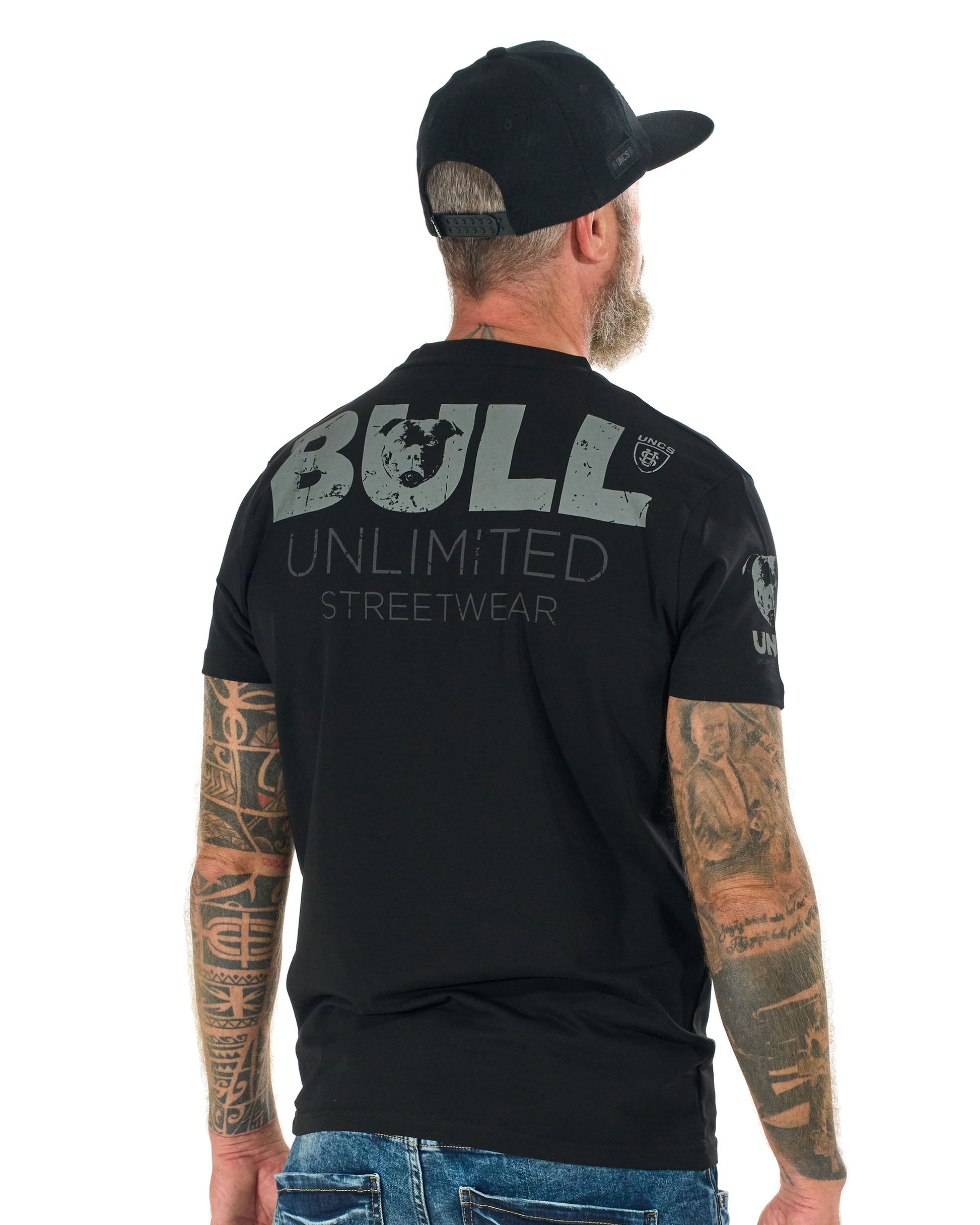 BULL Men's T-Shirt BLACK