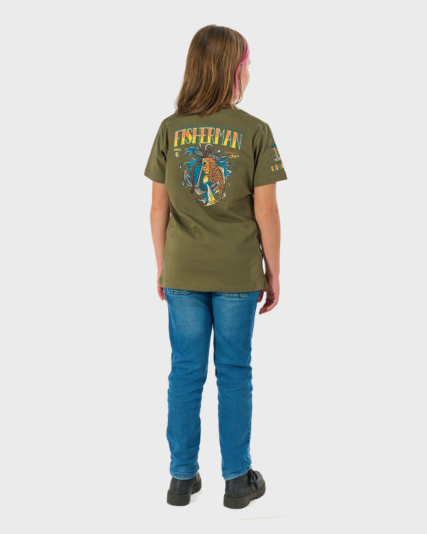 FISHERMAN IV Children's T-Shirt KHAKI