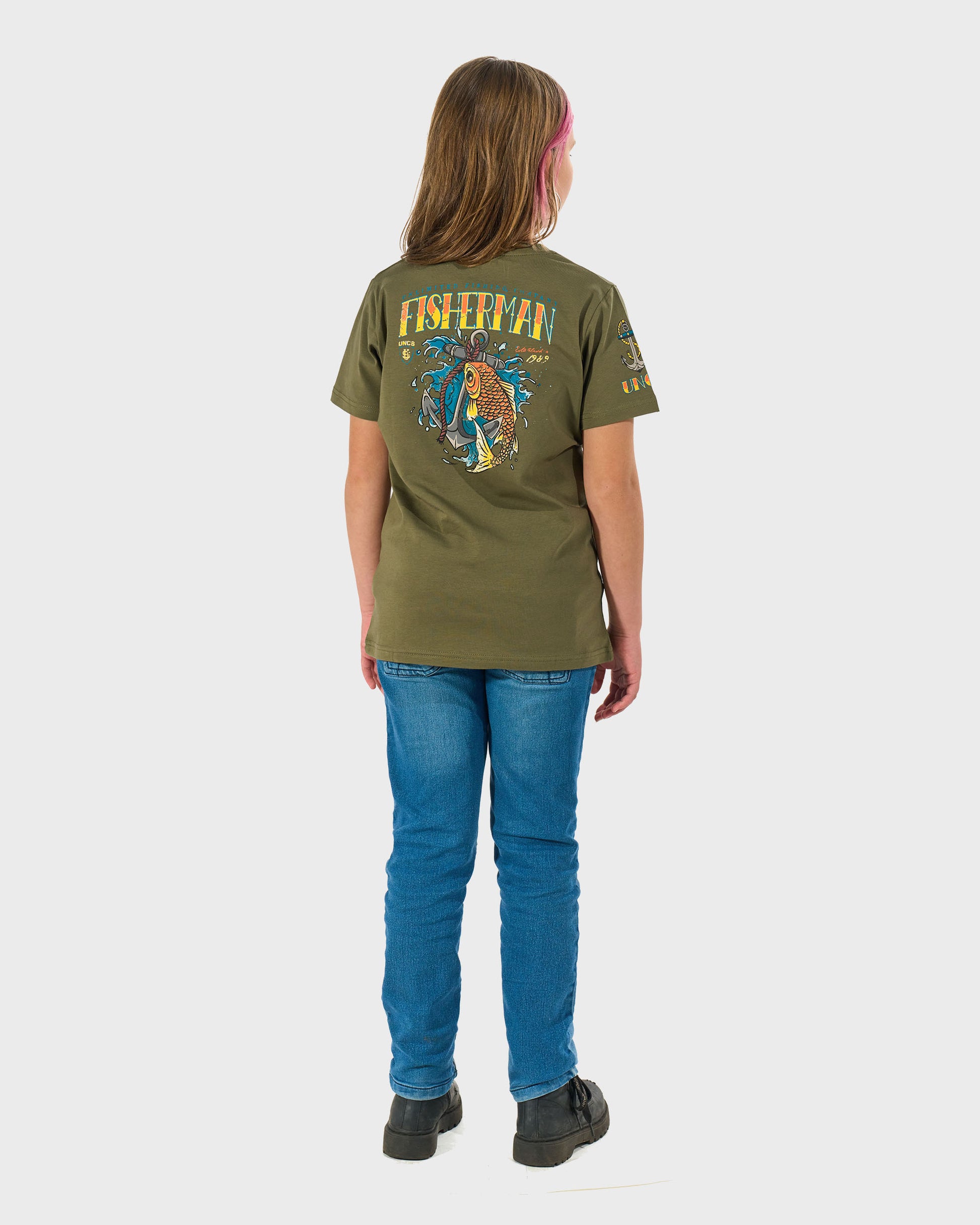 FISHERMAN IV Children's T-Shirt KHAKI