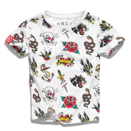 TATTOO Children's T-Shirt WHITE