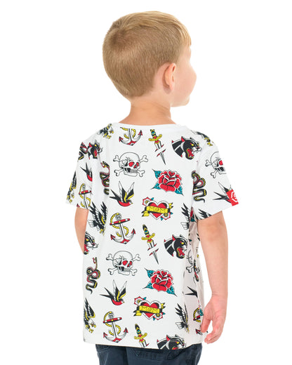 TATTOO Children's T-Shirt WHITE