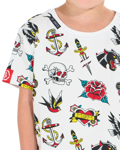 TATTOO Children's T-Shirt WHITE