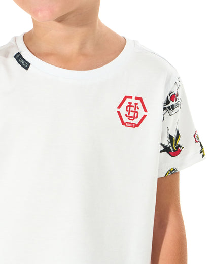 TATTOO II Children's T-Shirt WHITE