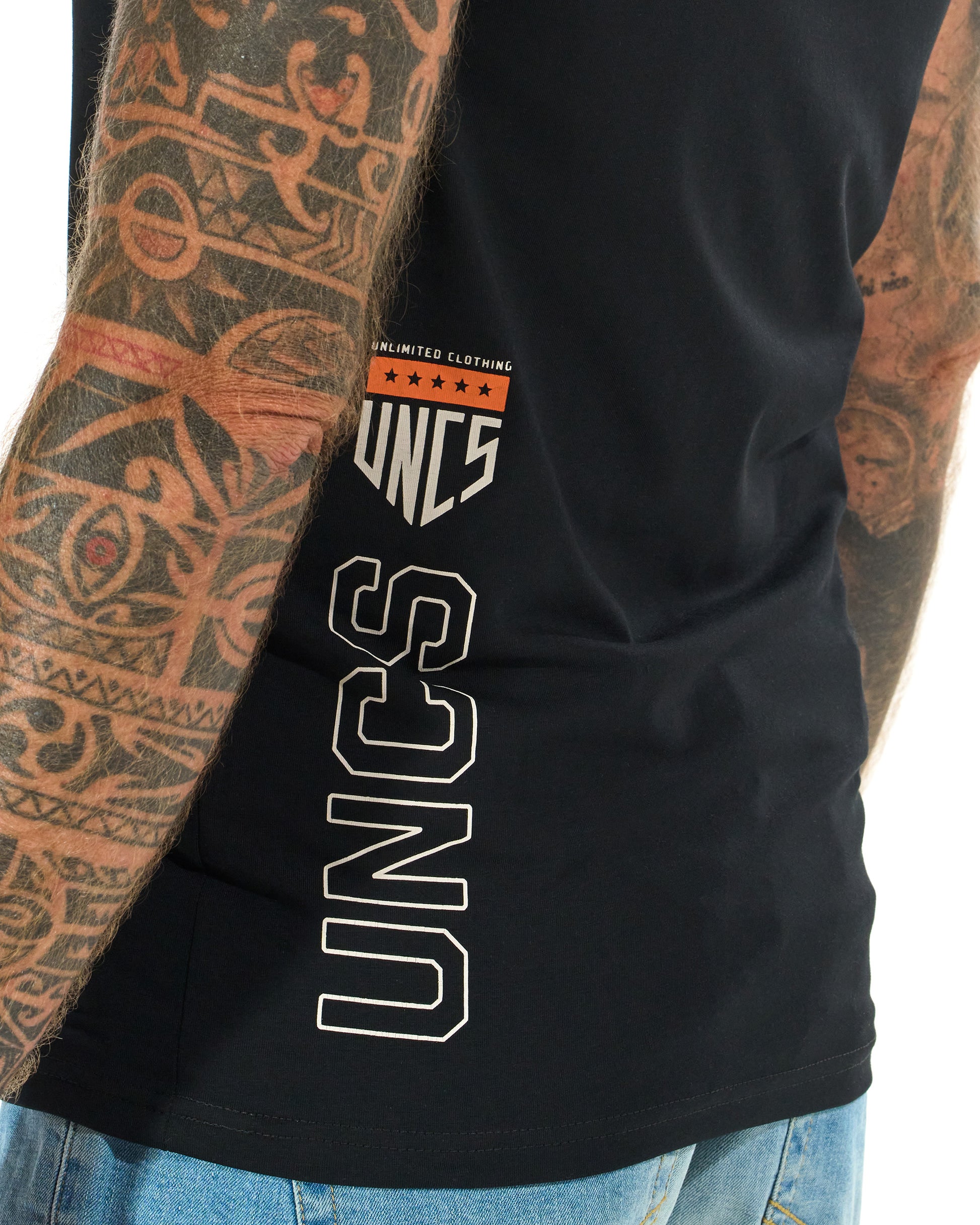 HEXAGON Men's Top BLACK
