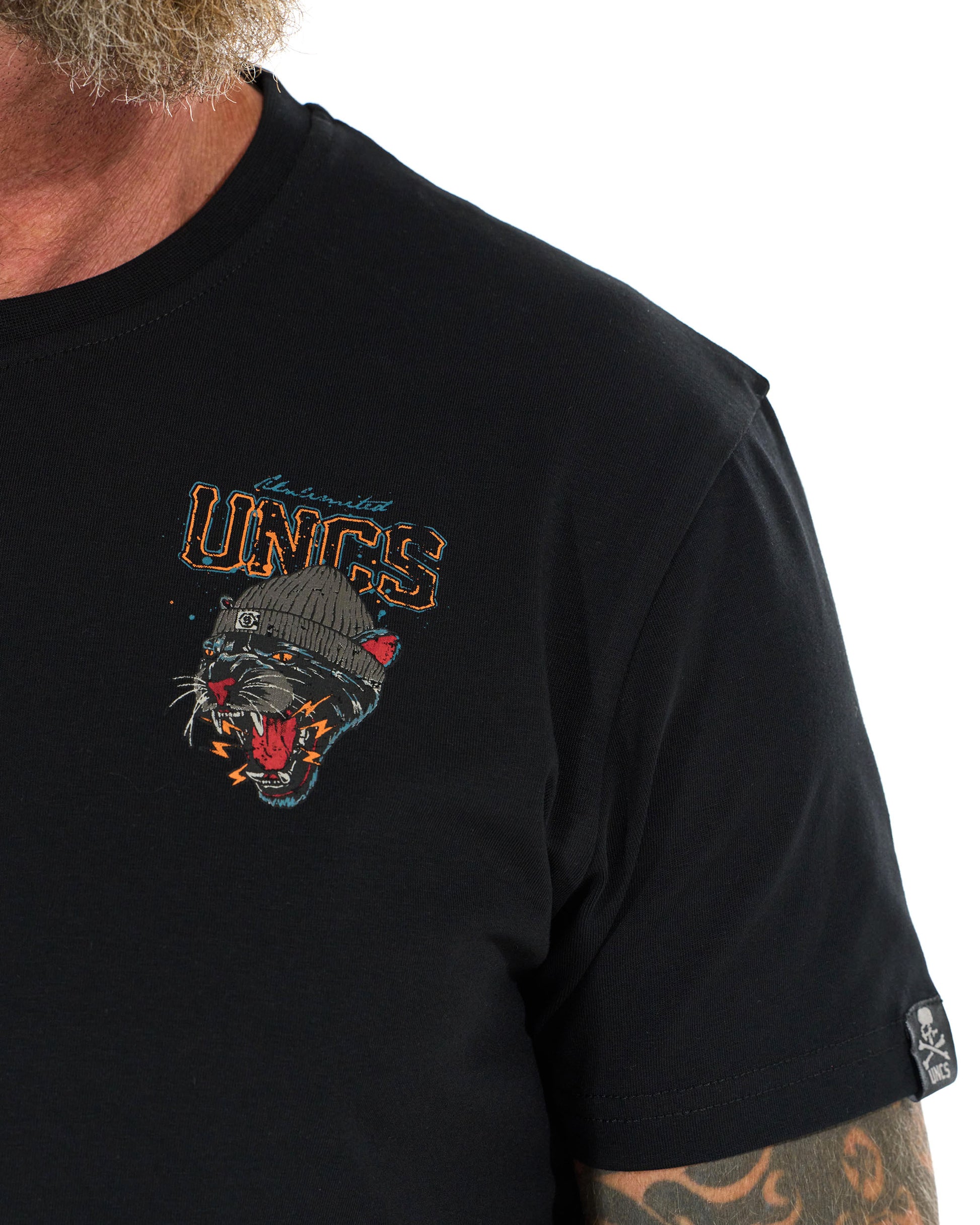 PANTHER Men's T-Shirt BLACK