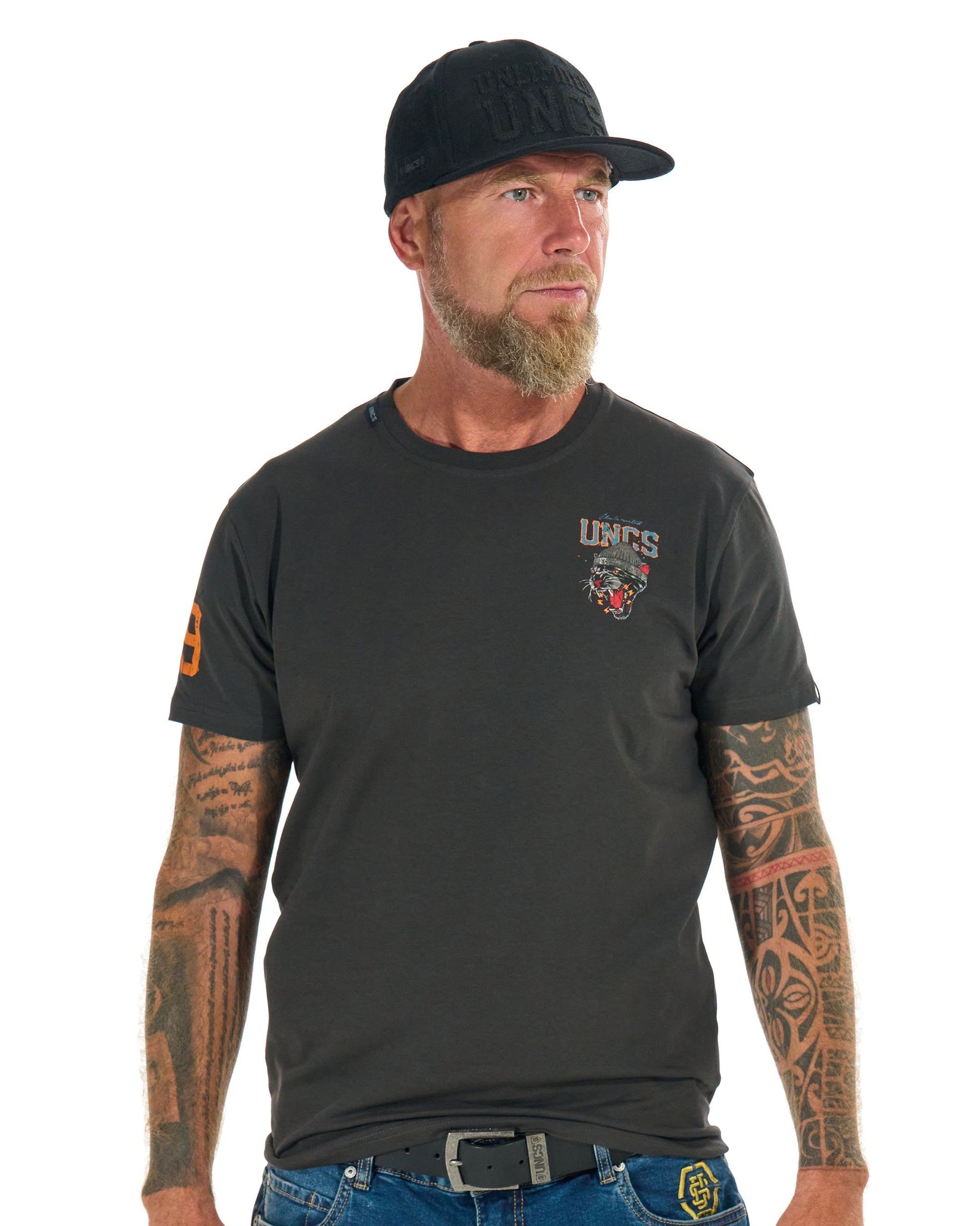 PANTHER Men's T-Shirt ASPHALT