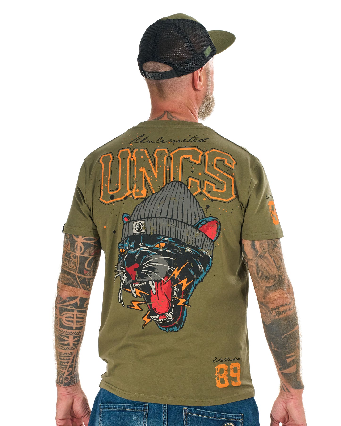 PANTHER Men's T-Shirt KHAKI