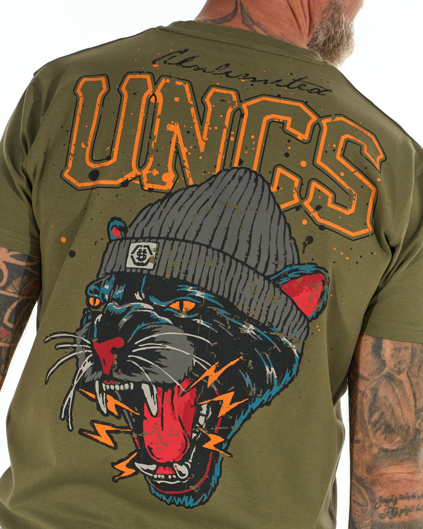 PANTHER Men's T-Shirt KHAKI